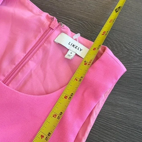 Revolve LIKELY $328 dyed ostrich feathers mini dress small GORGEOUS - Picture 9 of 10